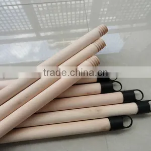 120x2.2cm Natural Wooden Craft Broom Sticks thumbnail-1