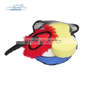 6 Pcs Car Cleaning Kit With Bucket , Car Washing Bag thumbnail-2