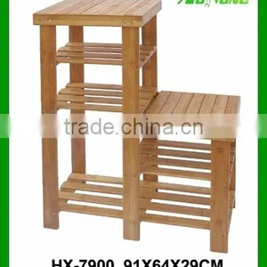 Cheap Living Room Bamboo Standing Shoe Rack, Shoe Bench, Shoe Chair thumbnail-1