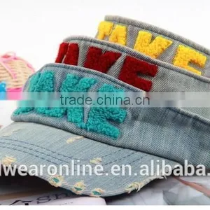High Quality Sun Visor Cap With Embroidery Logo Made in Guangdong thumbnail-1