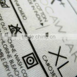 0.005USD/PC Eco-friendly Heat Transfer Tagless Label Marque/griffe thumbnail-1