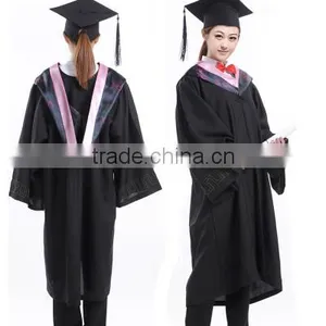 2017 New Trendy Bachelor Cap Gown & Tassel Uniforms Gown Graduation thumbnail-2