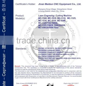 China Cheap Price Small-scale Steel CO2 Cnc Metal Cutting Laser Machine MC1390 thumbnail-6