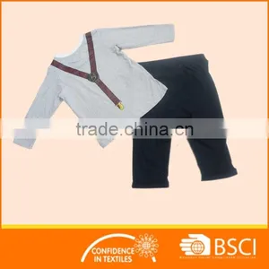 Striped Soft Cotton Kids Clothing Set thumbnail-2
