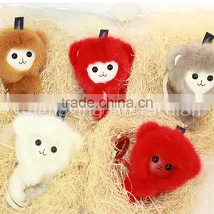 CX-A-03 Genuine Mink Fur Monkey Dolls Cute Toys Mink Fur thumbnail-1