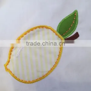New Design Wholesale Kids Clothing High Quality Baby Lemon Embroider Clothes Suit for Baby Girls Clothes Set thumbnail-3