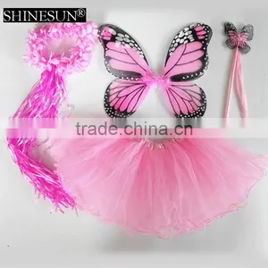 Wholesale Lovely Butterfly Fairy Wings Tutu Costume Sets thumbnail-3