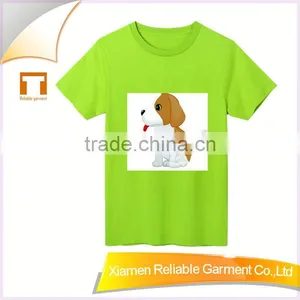 Hot!2016 Fashion 100% Cotton Printed Plain t Shirts for Kids New Design thumbnail-1