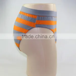 Teen Boy Underwear Striped Pants Yellow and Gray Underwear thumbnail-3