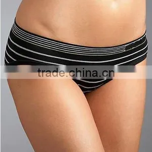 Sexy Seamless Ladies Stripe Underwear Hipster Panty thumbnail-1