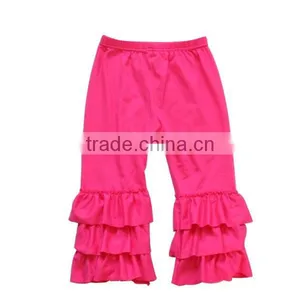 2016 New Arrival Wholesale Boutique Kids Pants Girls Leggings Newborn Children Ruffle Pants thumbnail-2