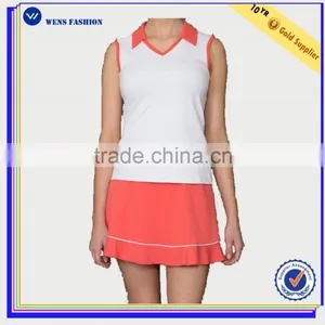 Custom New Design Dress Clothes Hot Sale Fashion Girls Tennis Dresses thumbnail-2