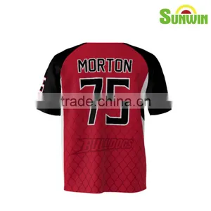 Sunwin Wear Custom Breathable Baseball Jersey, Sublimated Baseball Shirts Manufacture thumbnail-2