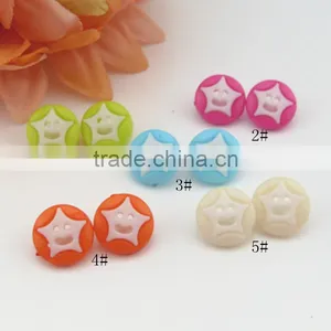 Button Monopoly Cartoon Smiley Buttons Pentagram Larry Button Kids DIY Fashion Accessories thumbnail-1