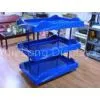 3 Layers Double Side Hypermarket Display Rack For Beverage Snack thumbnail-1