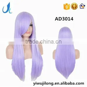 2016 Hot New Black Color Synthetic Fashion Source Hair Wig thumbnail-1