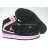 Cheap Jordan 1 Women Hot Online Shoes Dunk Women Flight Black Pink thumbnail-1