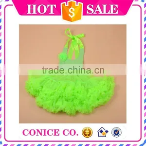 2015 New Design Hot Sale Fashion Bareback Dress for American Baby Girls Summer Tutu Dress thumbnail-1