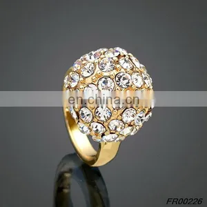 Hot Selling Diamond Paved Gold Sparkling Knuckle Ring Wedding Jewelry thumbnail-1