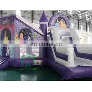 Purple Princess Printing 0.55mm PVC Tarpaulin Bouncing Castles Inflatable Commercial Bounce House Clearance thumbnail-1