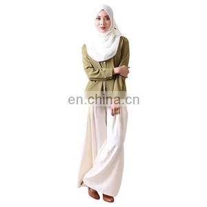 Traditional Women Wear Latest Design Muslim Long Sleeve Top Islamic Clothing thumbnail-2