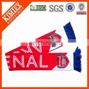 Embroidery Jacquard Stripe Pattern Style Knitted Scarf thumbnail-3