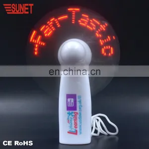 China Factory Best Promotion Lower Price Gift Large Capacity High Quality LOGO Customized Message Customized Handheld Led Fan thumbnail-4