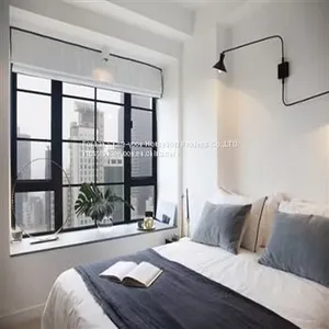 Fixed Black Lastest Modern Box Metal Aluminum Alloy Guangdong Manufacturers Bedroom Double Hung Windows thumbnail-3
