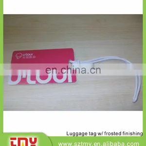 Factory Supply Soft Pvc Luggage Tag thumbnail-1