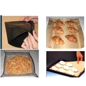 Non Stick PTFE Coated BBQ Grill Mesh Mat for Oven Cooking & BBQ Grilling thumbnail-2