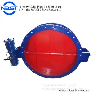 Big Size Dimension Ventilation Butterfly Valve Medium Pressure D641W-6C thumbnail-1