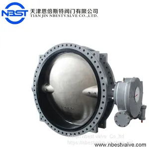 Drilling Rigs Water Treatment Butterfly Valve U Flange Type Worm Gear Operated thumbnail-3