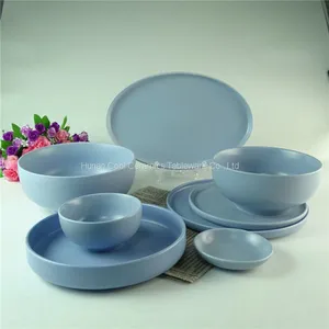 Dinnerware Plate Colored Glaze Plates Sets Dinnerware Ceramic Dinnerware Tableware Set thumbnail-1