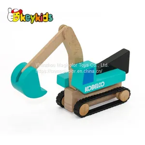 2019 Wholesale Cheap Wooden Train Pull Toys for Toddlers W05C076 thumbnail-3
