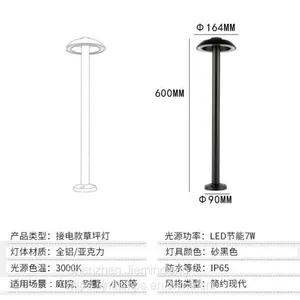 Powered LED Garden Lawn Landscape Stake Garden Solar Led Bollard Light Lamp JML-WLL-B6004 thumbnail-2