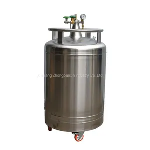 Stainless Steel Liquid Nitrogen Container Ydz-150 Cryogenic Storage Tank Price thumbnail-1