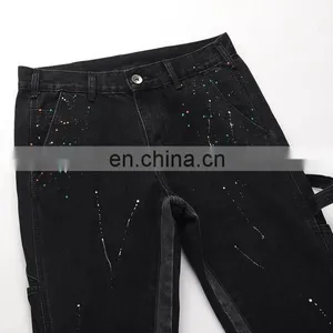 DiZNEW WHOLESALE BIKER LOOSE STRAIGHT SLIM FIT BIKER JEANS MEN thumbnail-5