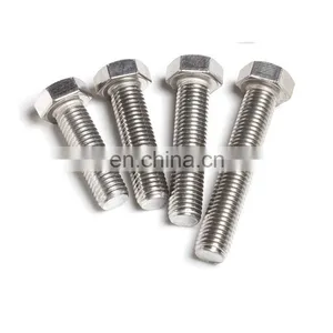 M12 M16 M20 Stainless Steel SS304 SS316 Partial Full Thread Hexagon Head Bolt thumbnail-2