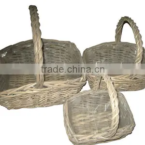 Cheap Willow Basket Wholesale Baskets With Liner thumbnail-1