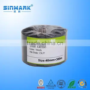 SINMARK H40300 Wash Resistance Resin Ribbon, Resin Thermal Transfer Ribbon, Barcode Printer Ribbons thumbnail-1