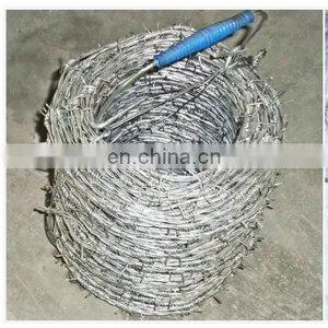 400m Roll Galvanized Double Strands Security Barbed Wire thumbnail-5