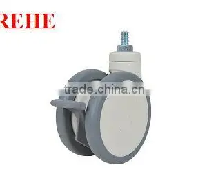 Nylon Castor Wheel With Brake 5 Inch thumbnail-1
