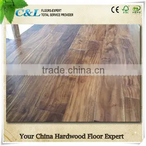Chinese Factory Made Solid Acacia Wood Flooring thumbnail-1