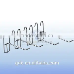 Metal Chrome Display Hook for Gridwall thumbnail-1