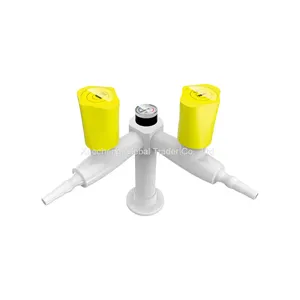 Desk Mounted Gas Valve Lab Acessories for Gas Supply Twin Outlet Gas Tap With Pressure Gauge thumbnail-2