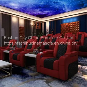 Latest Design Wholesale Price Modern Design Hot Selling Leisure Adjustable Electric Recliner Chair Movie Home Theater Sofa thumbnail-3