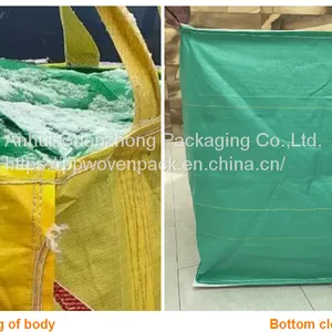 1 Ton Fibc,1000Kg Jumbo Plastic Big For Cement Bag Filling Packing Price China thumbnail-3
