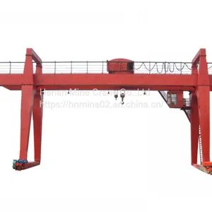 Double Girder Gantry Crane Cantilevers Winch Trolleys High Strength for Sale thumbnail-5