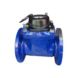 Manufacture Price Woltman Type Dry Dial Cast Iron Body Flange Water Meter thumbnail-1