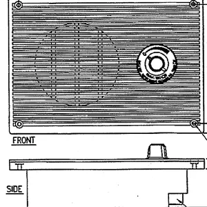 FURUNO YDC-1Q/YDC-2Q 1W/2W Flush Type Sperker With V.C thumbnail-1